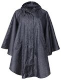 OEM 100% Nylon PU Coating Foldable Lady Fashion Rainwear