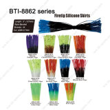 Fly Tying Material of Silicone Skirt Bti-8862 Firetip Silicone Skirt