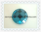 Flat Back Faceted Cut Glass Bead (DZ-NEW-022)