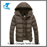 Men's Winter Thicken Cotton Puffer Jacket with Removable Hood