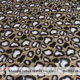 Gold Leopard Print Lace Fabric (M5218)