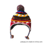 POM POM Beanie Hat Jacquard Children Knitted Hat