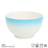 Homestyle Simple Blue Hand Painting Rice Bowl