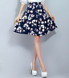 Hot Sale Summer A-Line Women's Printing Skirt with Good Price