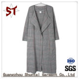 OEM High Quality Casual Plaid Female Suit Coat