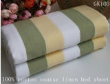 100% Cotton Coarse Linen, Bed Sheet