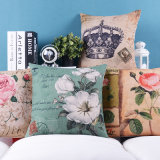 Cotton Linen Print Cushions for Living Room