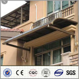 Articles of Plastics Polycarbonate Sheet Aluminum Alloy Bracket Awning