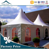 4X4m Outdoor Canopy Camping Gazebo Party Tent with Glass Door