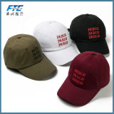 3D Embroidery Unstructured Cotton Sports Snapback Baseball Cap Hat