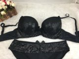 Fashion Blink Paillette Bra and Panty Set for Ladies (EPB284)