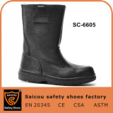 Saicou Men Leather Work Boots and Winter Steel Toe Boots Safety Boots Manufacturers Sc-6605