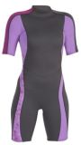 Women's Waterproof and Beautiful Short Sleeve Wetsuit