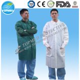 CE Certificated Disposable Nonwoven Lab Coat, SBPP Lab Coat