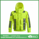 New High Visibility Outdoor Jacket Polyester Waterproof Safety Reflective