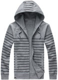 Men Hoody Cardigan Fahsion Stripe