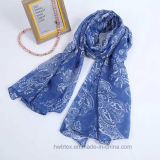 Fashion Pasiley Pattern Printed Polyester Lady Scarf (HV07)