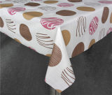 New Design Cheap PVC Colorful Printed Pattern Tablecloth with Nonwoven Backing