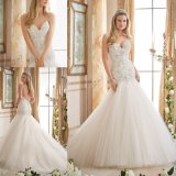 Sexy Lace Diamond Beading Mermaid Bridal Wedding Dress (2874)