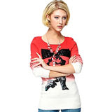 Fashion Nice Cotton Printed T-Shirt for Women (W173)