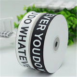 Custom Logo Printed Polyester Satin Ribbon for Gift