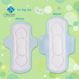Day and Night Use Lady Feminine Sanitary Napkin with Flexible Wings
