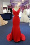 Sexy Satin Beading Mermaid Evening Dress Party Cocktail Dress