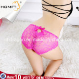 Hot Sale Jacquard Rose Lace Hiphuggers Women Sexy Visible Low Waist Panties