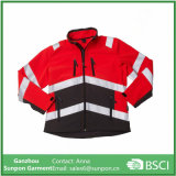 High Visibility Safety Softshell Jacket Workwear