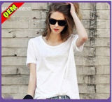 Fashion Sexy Cotton/Polyester Printed T-Shirt for Women (W297)