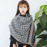 Winter Fashionn Warm Jacquard Acrylic Shawl (HWS40)