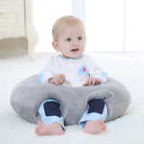 Grey Color Stuffed Infant Baby Back Support Pillow