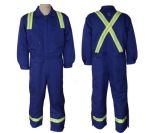 Flame Resistant Coverall Made of 100%Polyester (DFW1007)