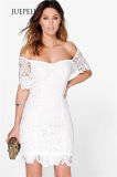 Crochet off Shoulder Lace Women Dress