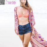 Chiffon Floral Swimwear Bathing Suit Beach Cape L38488