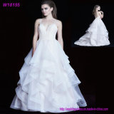 Adult Women Organza Sexy Bride Costume Ball Gown Wedding Dress