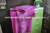 Woven Woolen Fringed Wool Throw (NMQ-WT041)