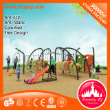 Multi-Functional Plastic Train Park Outdoor Playground Slide