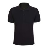 Wholesale Black Man Cotton Polo Shirt