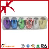Metallic Curling Ribbon Egg with Colorful Printed