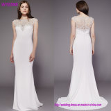 Beaded Bridal Gowns Lace Hollow Back Beach Country Wedding Dress