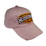 Pink Washed Baseball Cap with Grunge Look Bb1711