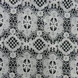 Vintage White Treasure Crochet Cotton Lace Fabric (L5132)