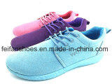 Women Injection Canvas Shoes Casual Sport Shoes (FFZL1227-01)