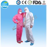 Disposbale Nonwoven PP PE Work Uniform Coverall