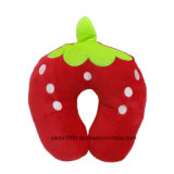 Soft Stuffed Strawberry Neck Cushion