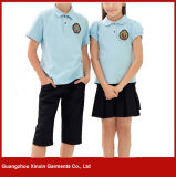 Manufacture Good Quality School Garment with Your Own Logo Printing Embroidery (U33)