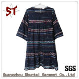 Wholesale Original Lady Casual Striped Dress