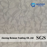 Fancy Design Nude Color Polyamide Elastic Blend Jacquard Mesh Fabric