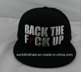 100% Acrylic Snapback Cap with 3D Embroidery Logo on Front